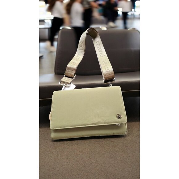 Samantha Brown To Go Travel Organizer Crossbody Olive Green   Purse - Picture 1 of 16